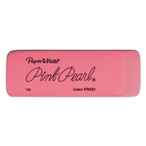 eraser pink pearl mate paper medium erasers 24pk pack ontimesupplies