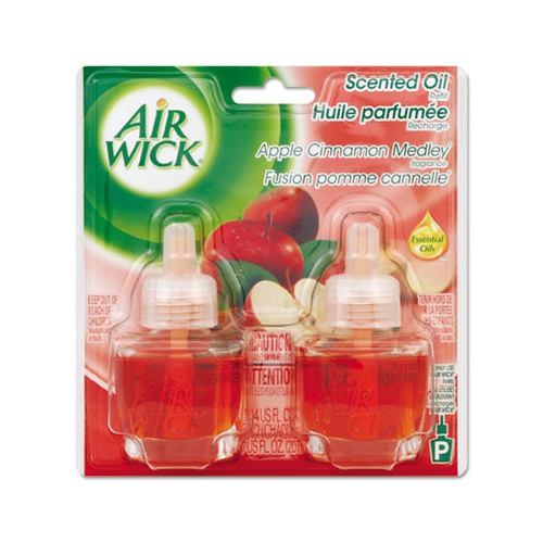 Air Wick Scented Oil Refill, Warming Apple Cinnamon Medley, 0.71