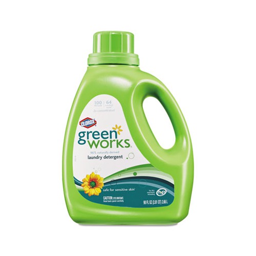 Green Works Naturally Derived Liquid Laundry Detergent, Original, 90oz