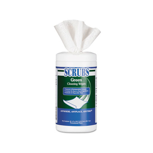 SCRUBS Green Cleaning Wipes ITW91856CT