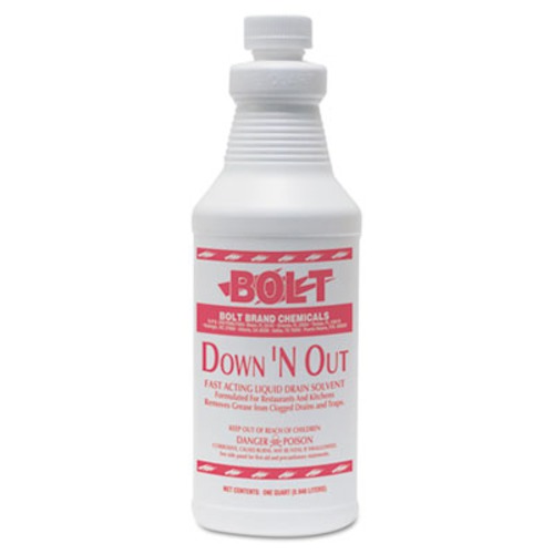 Theochem Laboratories Down Out One Shot Drain Opener, 32 Oz Bottle