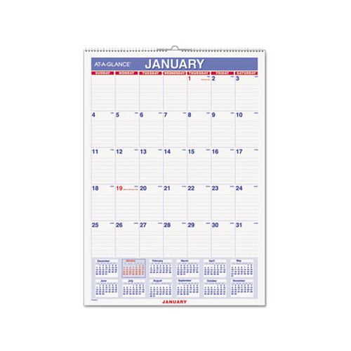 AtaGlance Erasable Wall Calendar AAGPMLM0228
