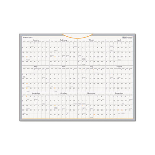 At a Glance WallMates Self Adhesive Dry Erase Yearly Calendar 