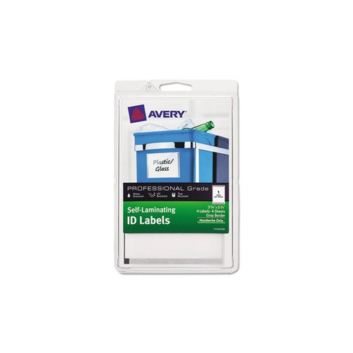 Avery Professional Grade SelfLaminating ID Labels AVE00745