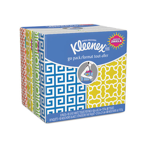 KIMBERLY CLARK Facial Tissue Pocket Packs KCC11974CT