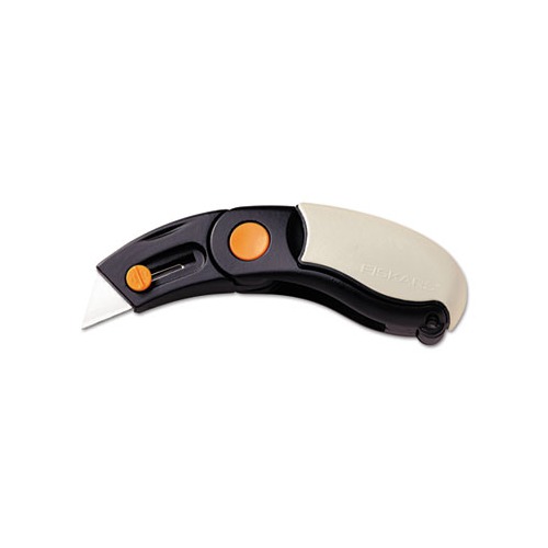 Fiskars Folding Utility Knife w/Replaceable Blade Soft Grip Handle