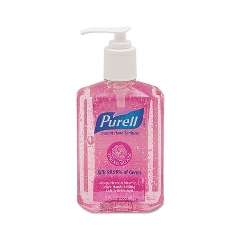 Purell Spring Bloom Instant Hand Sanitizer, Sweet Pea, 8oz. Pump