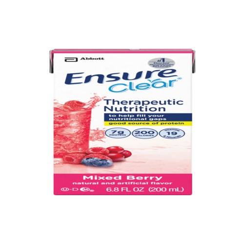 Abbott Nutrition Ensure Clear Mixed Berry,Institutional,6.75 oz