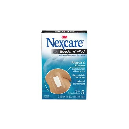 Three M Nexcare Tegaderm+Pad Dressing, Clear, Waterproof 88H3584